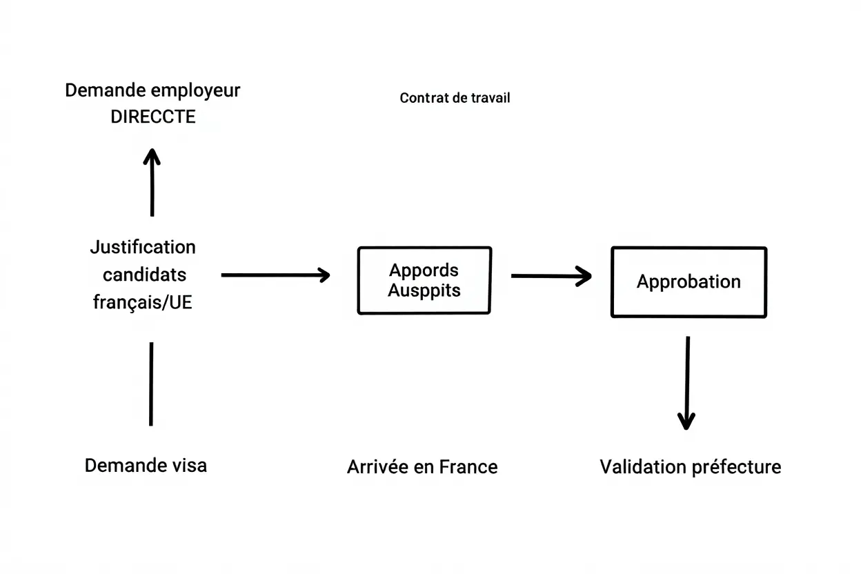 Processus d'autorisation de travail