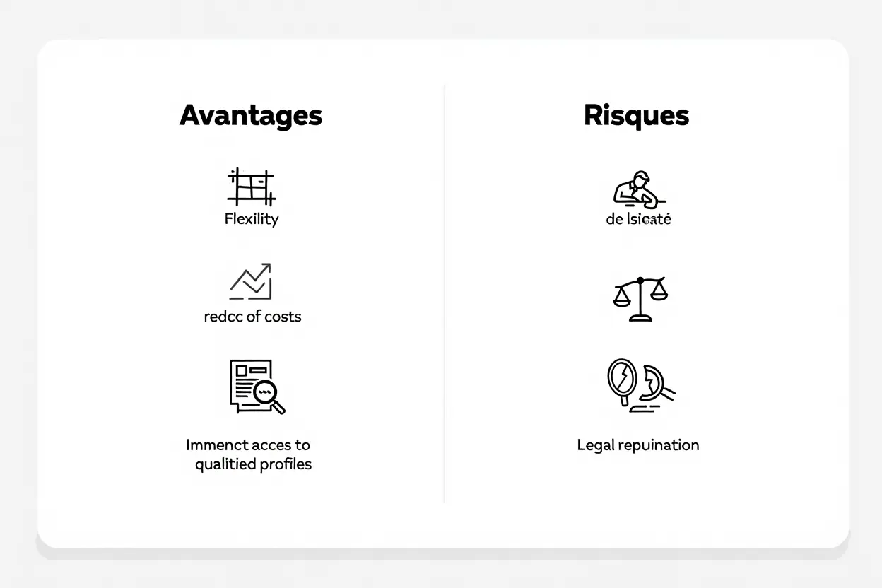 Avantages et risques intérim employeur