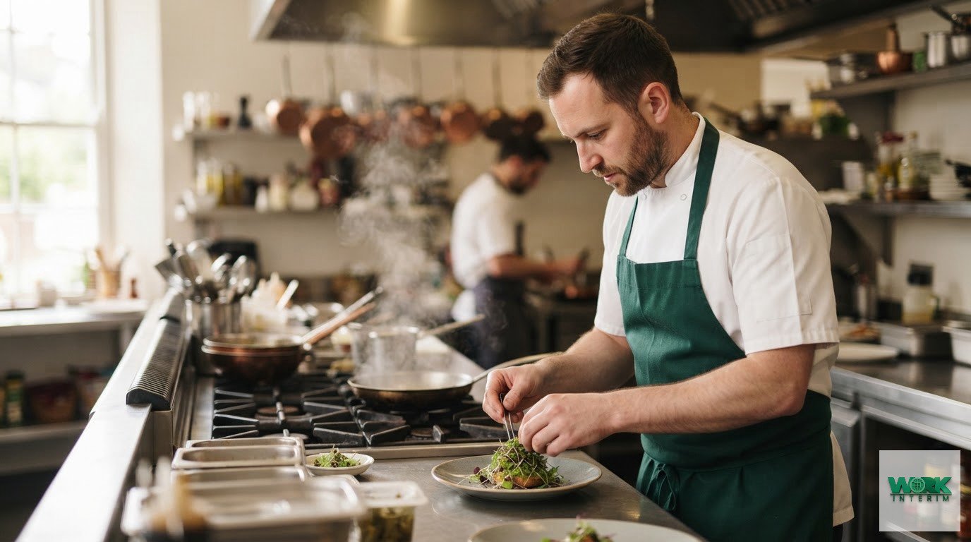 Comment recruter un chef cuisinier en intérim rapidement ?