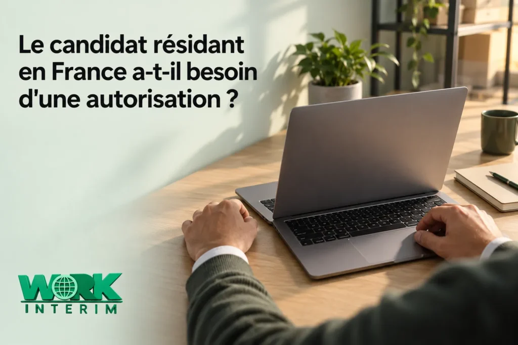 Une personne travaille sur un ordinateur portable posé sur un bureau.