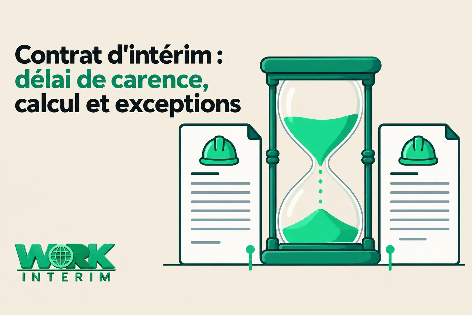 Contrat d&rsquo;intérim : délai de carence, calcul et exceptions